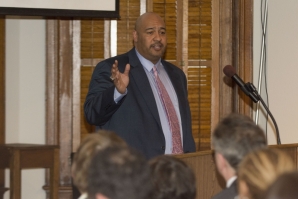 John Wetzel, secretary of corrections for Pennsylvania, speaks at CHC in February.